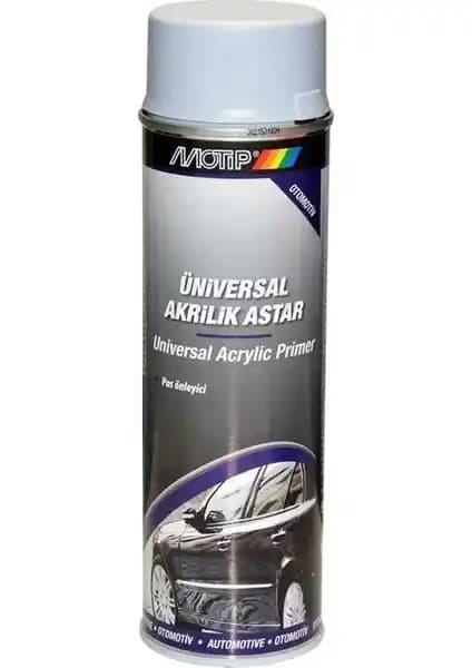 Motip Universal Akrilik Astar 500 ml: Pas Önleyici ve Yüzey Düzgünleştirici Astarlama Ürünü