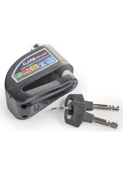 Motosiklet Güvenliği İçin Alarmlı Disk Kilidi ve Özellikleri
