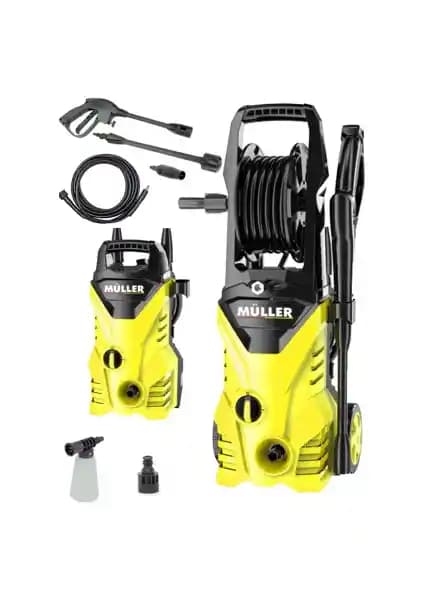 Müller Alman 150 Bar Max Bakır Sargılı Su Soğutmalı Profesyonel Yüksek Basınçlı Yıkama Makinesi