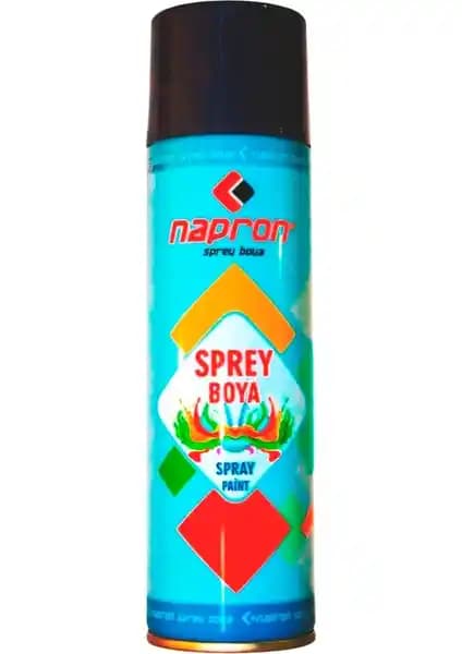 Napron Sprey Boya Siyah 200ML: Dayanıklı ve Kolay Uygulamalı Profesyonel Boyama Çözümü