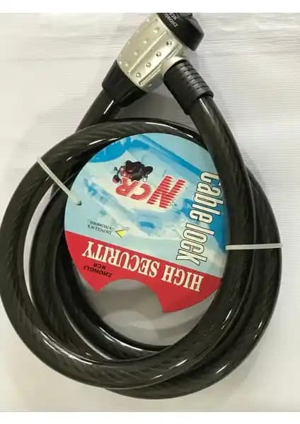 NCR Motosiklet Halat Kilit 25x200 Güvenlik ve Kullanım Kolaylığı Sunan Dayanıklı Kilit