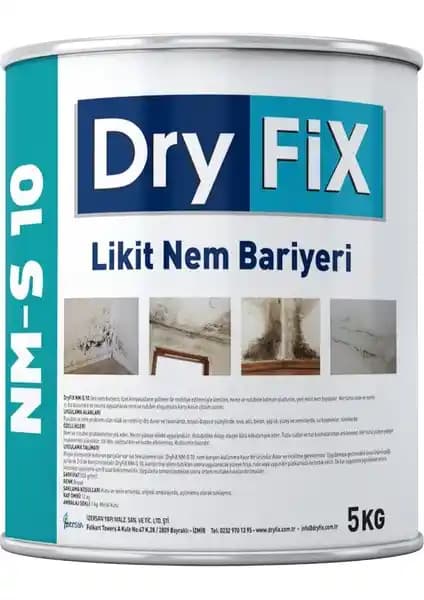 Nem ve Rutubet Önleyici Dryfix Nm-S 10 Boyası ile Uzun Süreli Koruma Sağlayın