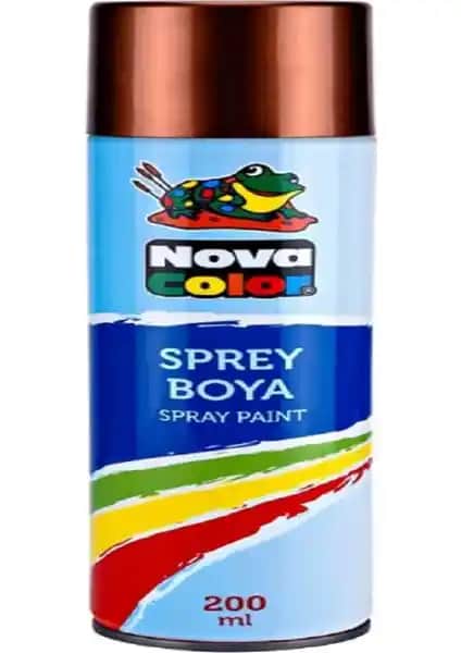 Nova Color Sprey Boya 200Ml Bakır: Dayanıklı ve Estetik Yüzey Kaplama Çözümü