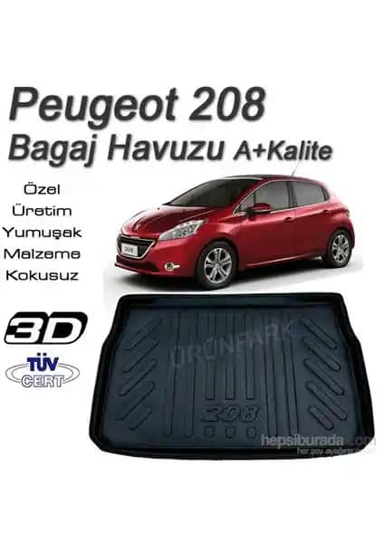 Peugeot 208 İçin Uygun ve Dayanıklı Bagaj Koruma Seti Tasarımı ve Özellikleri