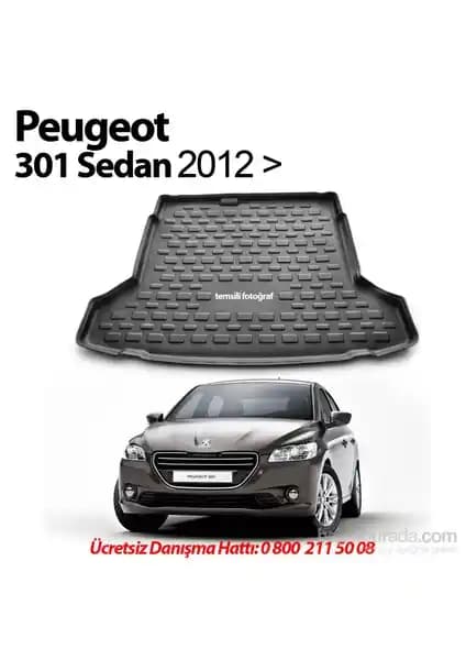 Peugeot 301 Sedan İçin Özel Bagaj Havuzu Uzun Ömürlü Koruma ve Fonksiyonellik Sağlar