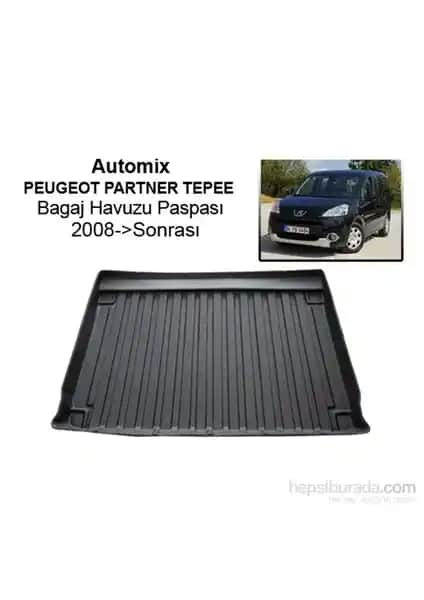 Peugeot Partner Tepee İçin Özel Bagaj Havuzu Koruma ve Düzenleme Çözümü