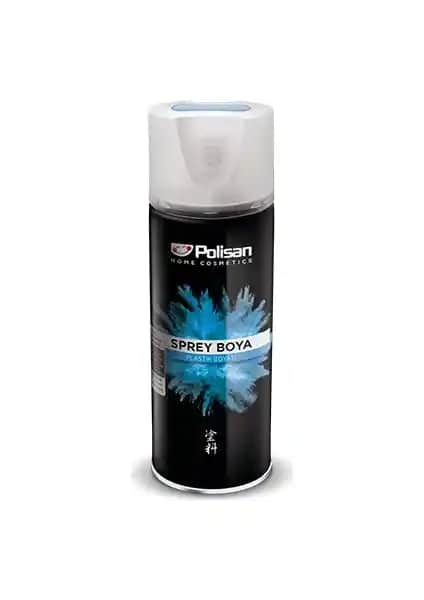 Polisan Plastik Yüzey Sprey Boyası Mat Siyah RAL 9004 400 ml dayanıklı ve kolay uygulama