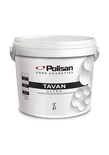 Polisan Ultra Tavan Boyası 1 Kg Beyaz İç Mekan Tavanlar İçin Yüksek Kapatıcılık ve Mat Doku