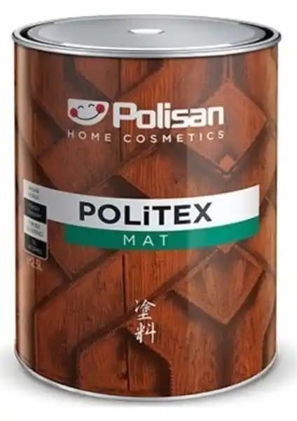Polisan Vernikli Politex Mat Ceviz 2.5 Lt - Dayanıklı ve Estetik Yüzey Kaplama Malzemesi
