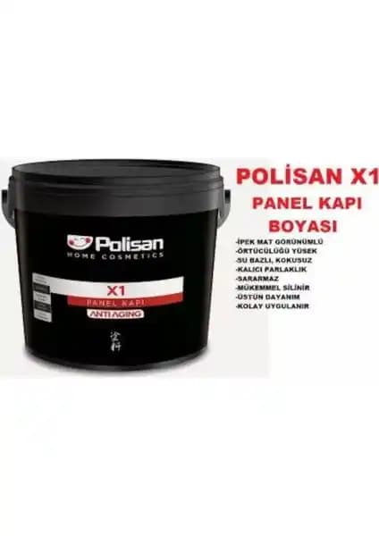 Polisan X1 Panel Kapı Boyası 0,75 Lt Beyaz - Dayanıklı ve Estetik İç Mekan Boyası