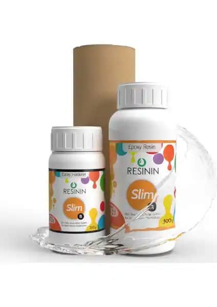 Resinin Slim 750 Gr A+B Ultra Şeffaf Epoksi Reçine: Dayanıklı ve Estetik Uygulamalar İçin