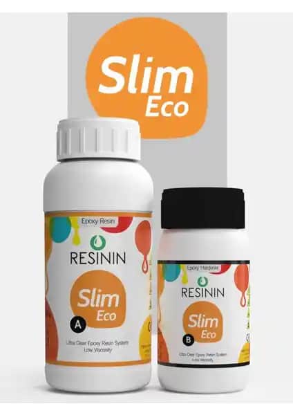 Resinin Slim Eco 375 gr Şeffaf Epoksi Reçine Seti Kullanım Alanları ve Teknik Özellikler