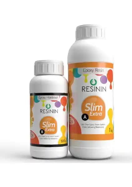 Resinin Slim Extra 1500 Gr A+B Epoksi Reçine ile Yüksek Şeffaflık ve Dayanıklılık Sağlayan Uygulamalar