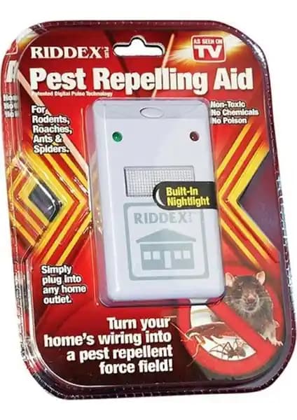 Riddex Elektronik Fare ve Haşere Kovucu: Kimyasal İçermeyen Etkili Pest Kontrol Cihazı