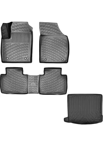 Rizline Mg Hs 3D Havuzlu Paspas ve Bagaj Havuzu Seti Araç İçin Koruma ve Estetik Sağlar