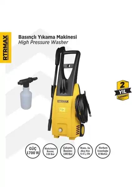 RTRMAX RTM711 Yüksek Basınçlı Yıkama Makinesi Özellikleri ve Kullanım İncelemesi