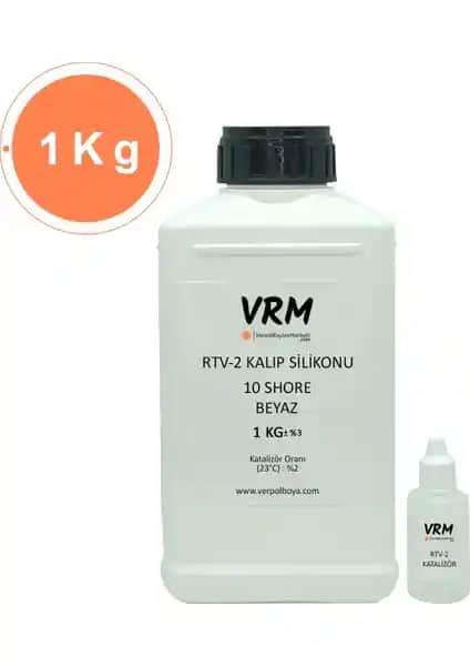 RTV-2 Beyaz Kalıp Silikonu 10 Shore 1kg Profesyonel ve Güvenilir Çözüm