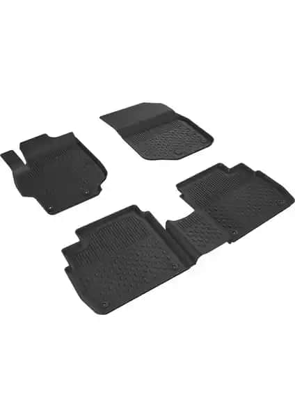 Sahler Citroen C-Elysee 2012-2025 Uyumlu Havuzlu Paspas Seti Siyah