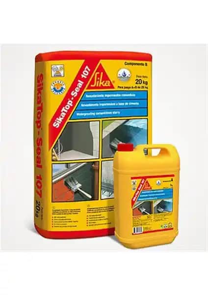Sika Topseal 107 Gri 25 Kg ile Güçlü ve Elastik Su Yalıtımı Çözümü