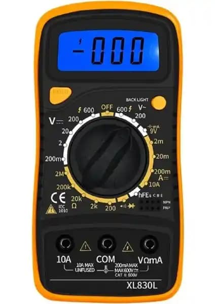 Solinpatech XL830L Dijital Multimetre ile Güvenilir Elektrik ve Elektronik Ölçümleri