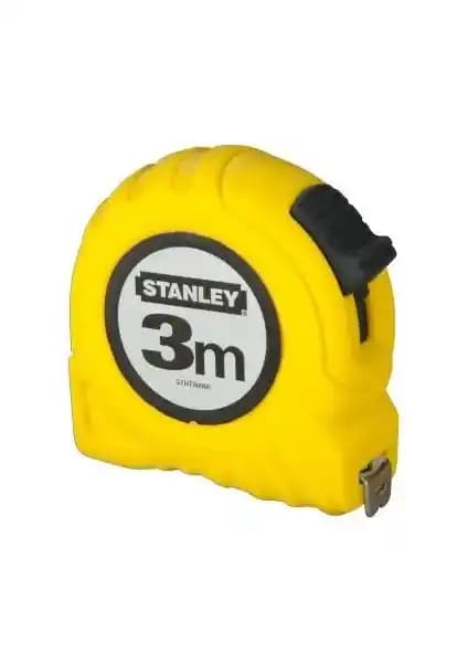 Stanley 1-30-487 3M Çelik Şerit Metre: Dayanıklı ve Güvenilir Ölçüm Aracı