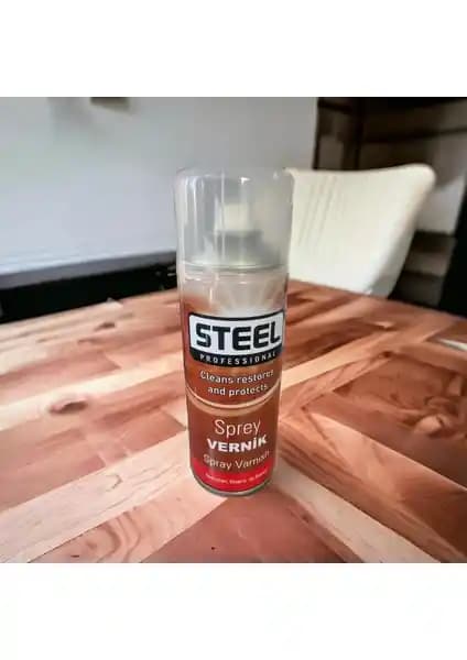 Steel Sprey Vernik 400 ml: Dayanıklı ve Estetik Yüzey Koruyucu Kaplama