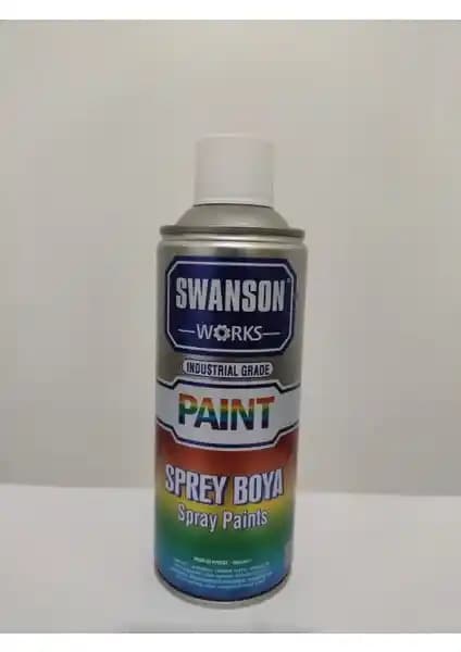 Swanson Beyaz Sprey Boya 400 ml ile Çok Yönlü ve Dayanıklı Boyama Çözümü