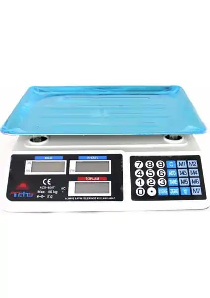 Taha 40 kg Elektronik Terazi: Dayanıklı ve Hassas Perakende Tartım Çözümü