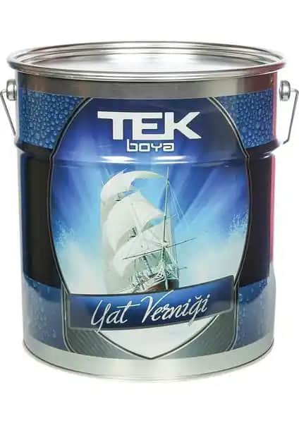 Tek Boya Yat Vernik 2,5 Lt Dış Mekan Kullanımı İçin Dayanıklı ve Estetik Kaplama