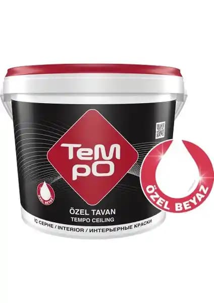 Tempo Filli Boya Özel Tavan Boyası 10 kg yüksek beyazlık ve kapatıcılık özellikleriyle