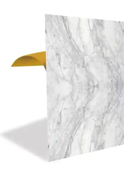 Tink Kendinden Yapışkanlı Gri Ağ Mermer Desenli PVC Panel ile Dekorasyonunuzu Yenileyin