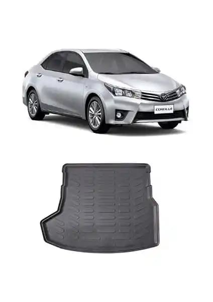 Toyota Corolla Sedan 2013-2018 İçin 3D Siyah Bagaj Havuzu - Dayanıklı ve Estetik Koruma