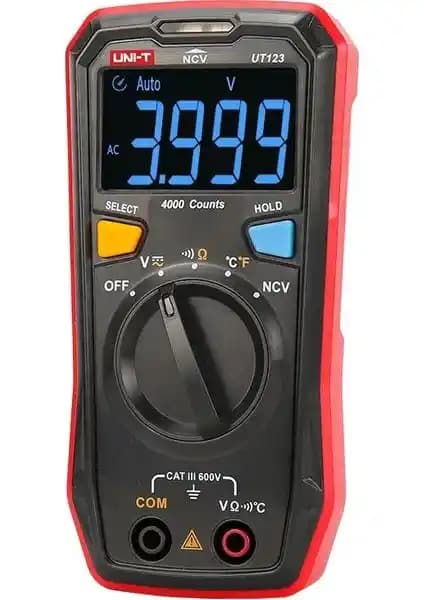 Uni-T UT 123 Cep Tipi Mini Multimetre: Taşınabilir ve Çok Fonksiyonlu Elektrik Ölçüm Cihazı