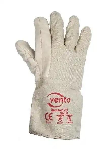 Vento ısıya dayanıklı yanmaz eldiven beş parmak endüstriyel ve ev kullanımı için uygun