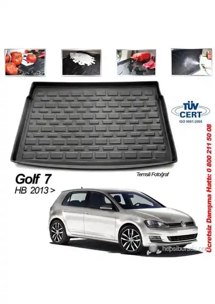 Volkswagen Golf 7 HB için dayanıklı ve şık bagaj havuzu paspası otomix ürünleri