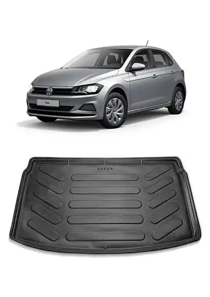 Volkswagen Polo 2017 için dayanıklı ve estetik 3D bagaj havuzu seçeneği