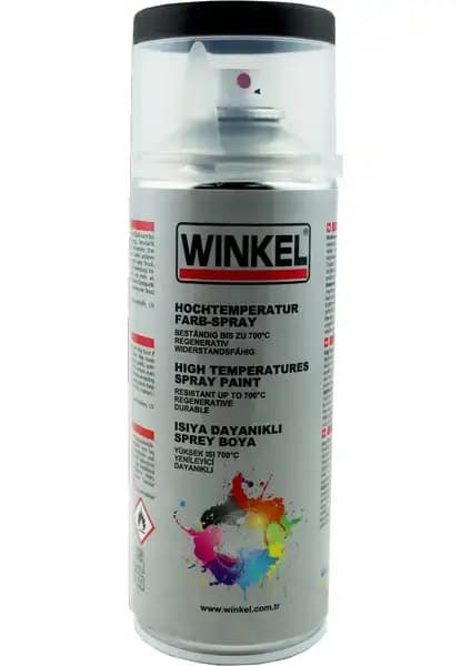 Winkel 700°C Siyah Mat Sprey Boya: Yüksek Sıcaklık Dayanımı ve Estetik Performans