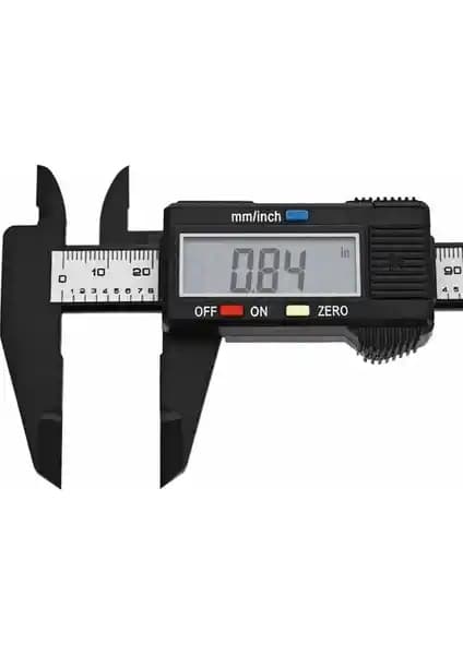 Wozlo Dijital Kumpas Karbon Fiber 150MM Hassas Ölçüm Aracı