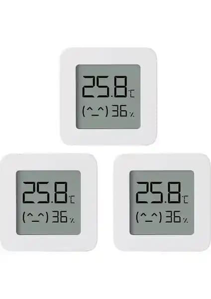 Xiaomi 3'lü Kablosuz Bluetooth Termometre Seti Ev ve Bebek Odası İçin Modern Çözüm