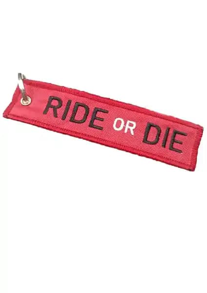 Yeles Ride Or Die Motorcu Kumaş Anahtarlık: Şıklık ve Koruma Bir Arada