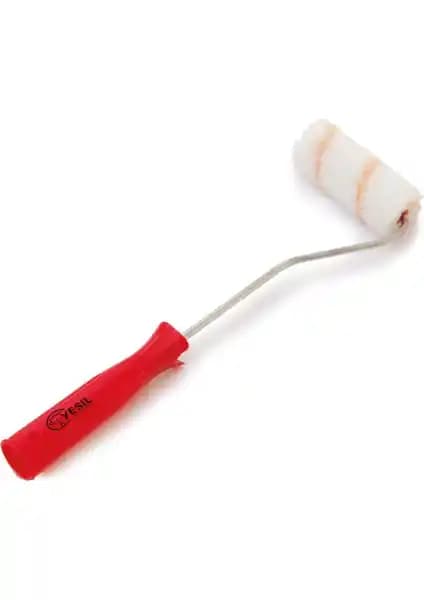 Yeşil EROL TEKNİK PRATİK PARMAK RULO SAPLI 10 CM İç Cephe Boyama ve Yüzey Kaplama Aracı