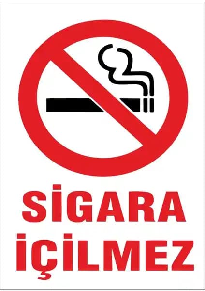 Yıl<dı>rım Sigara İçilmez Levhası: Dayanıklı ve Net Uyarı Çözümü İş ve Kamu Alanları için