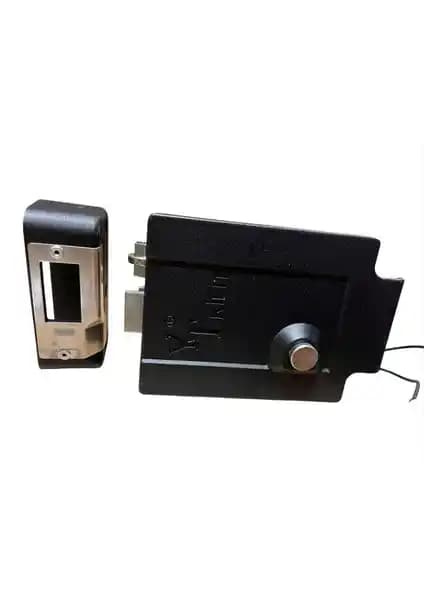 Yüksek Güvenlik ve Modern Tasarıma Sahip Elektrikli Kapı Otomatiği Siyah Renkli