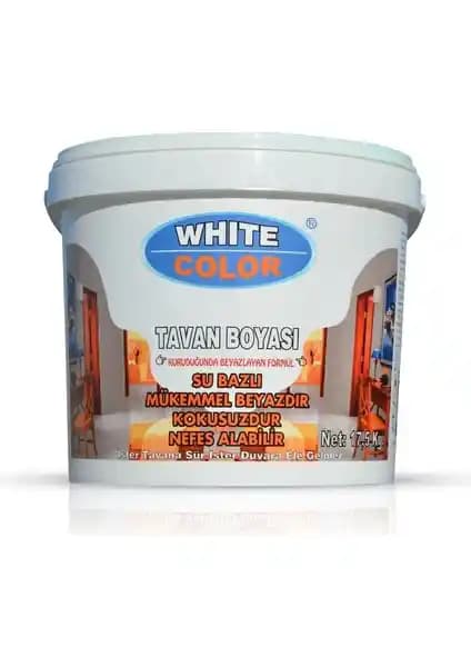 Yüksek Kapatıcılı Beyaz Tavan Boyası 17,5 kg İç Mekan Kullanımı İçin