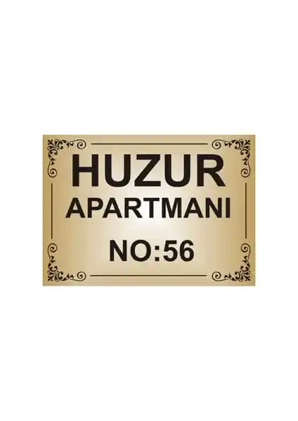 Yüksel Apartman İsim Tabelası: Şık ve Dayanıklı Dış Mekan Kullanımı İçin Tasarlanmış