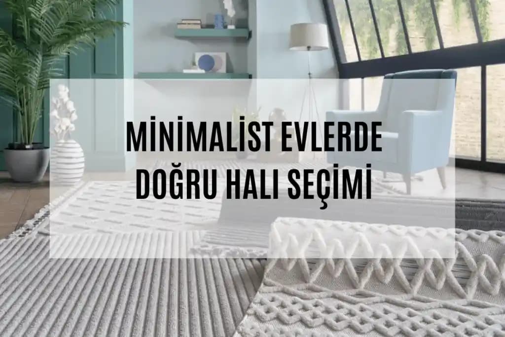 Minimalist Salonlarda Halı Seçimi ve Dekorasyonun Canlandırılması Yöntemleri
