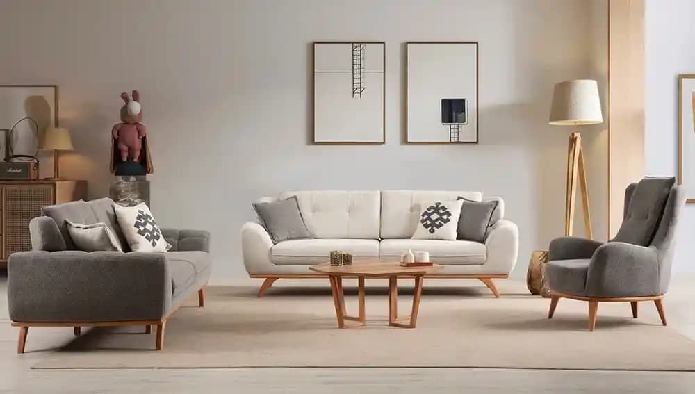 Sıcak Tonlu Odalarda Soğuk Tonlu Gri Koltuklarla Uyum Sağlama Yöntemleri