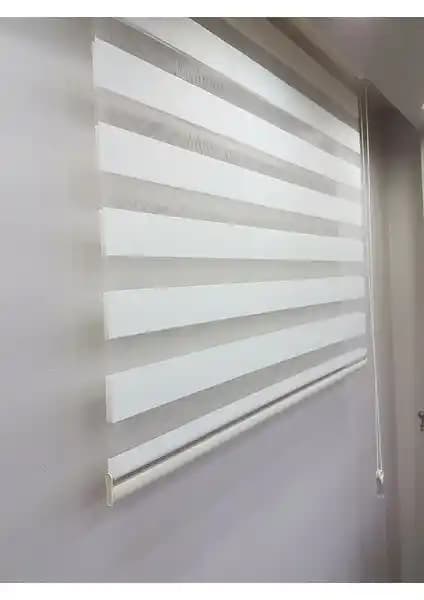 Brillant Stor Zebra Ekru ve Beyaz Bambu Zebra Perde Karşılaştırması