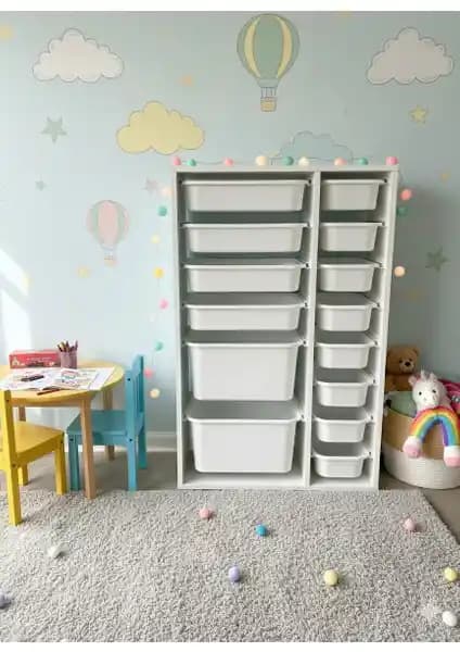 Decosense 14 ve 8 Çekmeceli Çok Amaçlı Oyuncak Dolapları Karşılaştırması ve Özellikleri