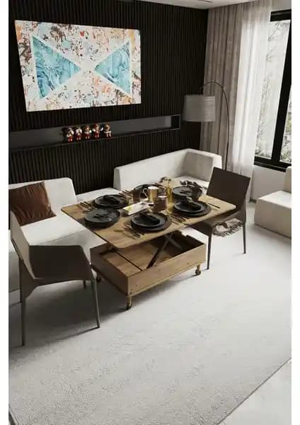 Kolexonline Nino Akıllı Sehpa ve Oslo Tekerli Masa Karşılaştırması